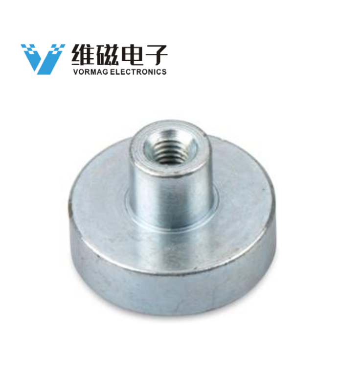 D20mm Neodymium Pot Magnets with Female Threaded Screw